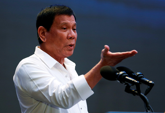 Description: Tổng thống Philippines Rodrigo Duterte (Ảnh: Reuters)
